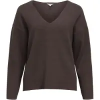 Object V-ausschnitt Strickpullover Braun XL