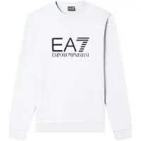 Emporio Armani für Herren. 7M002278_AF22266 Core Identity Sweatshirt weiß (L), Lässig, Baumwolle, Kurzarm