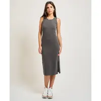 EA7 für Damen. 7W001075_AF14883 Kleid Precious grau (S), Lässig, Baumwolle, Ärmellos / Hosenträger