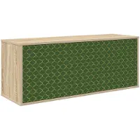 Syfax Wandmontierter TV-Schrank GELEEN 102 x 33 x 40 cm Sonoma-Eiche