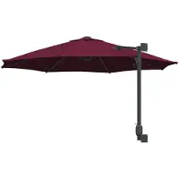 vidaXL Garten-Sonnenschirm 248 x 248 x 148 cm Polyester und Stahl