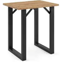 VCM Bartisch "Holz Bartisch Stehtisch Tisch Tresen Xona 80x50 cm", braun (schwarz, honig, eiche), B:80cm T:50cm, Tische, Bartisch