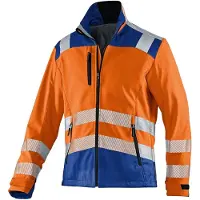 Kübler REFLECTIQ Softshell Jacke PSA 2 warnorange/kornblumenblau XL - 1507 8427-3746-XL - warnorange/kornblumenblau