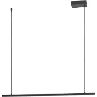 Eglo connect Smart LED-Hängelampe FLATRON-Z, 101 cm, schwarz