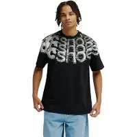 Dc-shoes T-Shirt "DC Omega 2", Herren, Gr. L, schwarz-weiß (schwarz), Obermaterial: 75% Baumwolle, 25% Baumwolle., Shirts T-Shirt