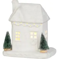 Magic Home Dekoration MagicHome Weihnachten, Haus, LED, 9x15x17 cm - Set mit 2 Stück