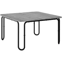 vidaXL Couchtisch Grau Sonoma 79,5 x 79,5 x 45 cm Holzwerkstoff