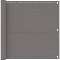 Syfax Balkonsichtschutz Rechteckig 75 x 400 cm HDPE und Aluminium