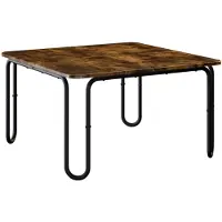 Syfax Couchtisch Geräucherte Eiche 59 x 59 x 45 cm Holzwerkstoff