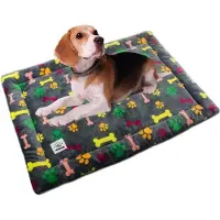 Markenlos Hundebett 80x60cm Waschbar - Weiche Matratze Kratzmatte