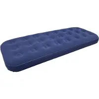 Markenlos Luftbett - Komfort Luftbett mit eingebauter Pumpe - Blau