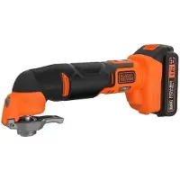 Black & Decker BLACK+DECKER Multifunktionswerkzeug BDCOS18D1K-QW, 18V - 20 Zubehörteile - mit Akku und Ladegerät
