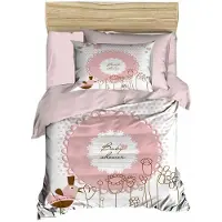 L'essentiel Maison , PH117, Baby-Bettbezug-Set, Pulver, 100 x 150 cm