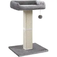BellaFurn Katzenkratzbaum – Kratzbaum – Kletterturm – Breite Plattform – Stabile Basis – 45 x 40 x 71 cm