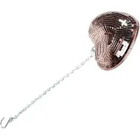 OEM Rosé glas discobal Kerstdeko - Hangende Taartdeko - Reflecterende Spiegelbol - Miniatur - Dekoaccessoire