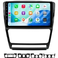 AWESAFE Android Autoradio 10 Zoll 32GB für Skoda Octavia 2 (2008–2013) mit CarPlay & Android Auto Navigation & Bluetooth