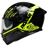ROXAR HELMETS Motorradhelm ROXAR BAYAMO EVO TOXIC, Schwarz-Neon