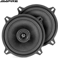 Ampire CPX130 Koaxial-Lautsprecher 13cm Paar ohne Gitter 16mm Seidenkalotte