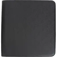 Gistuch ZIP Trading Card Album Polyurethanund PP transparent 480 Karten Schwarzer wasserdichtes Displayhalter für Spiele