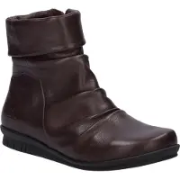 Josef seibel Stiefelette "Violet 02, bordeaux", Damen, Gr. 36, rot (bordeaux), Obermaterial: 100% Rindsleder Leather cow., Schuhe Stiefelette