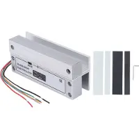 Gistuch Elektrisches Riegelschloss für Glastüren mit Rückmeldungssignal, ausfallsicheres DC 12V-Zugangskontrollsystem für die rechte Seite, rahmenlos