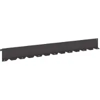 vidaXL Raseneinfassung 30 stk. 102 x 10 x 4 cm Stahl Schwarz