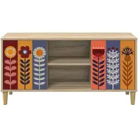 vidaXL TV-Schrank ESSEN 102 x 33 x 50 cm Sonoma Holzwerkstoff