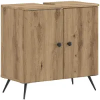 vidaXL Waschbeckenschrank BREDA Artisan-Eiche 59,5 x 31,5 x 59 cm