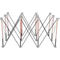 OEM Handwerk- Werkbank - Opvouwbare - Met Mangaanstaal - 1200 KG Tragfähigkeit - 181 x 123 x 77 cm - Mit Transporttasche - Einbausegment