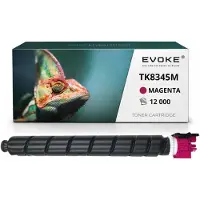 Evoke Toner-Kompatibilkartusche für den Kyocera-Drucker TK8345 M EKY502, Magenta, 12.000 Seiten, kompatibel mit TASKalfa 2552ci und 2553ci