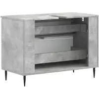 vidaXL Waschbeckenschrank ZWOLLE Betongrau 82 x 41 x 58,5 cm
