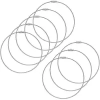 OEM Bike-Set aus Edelstahl - 8er-Satz - multifunktional - Kabelbinders mit Schlüsselring - für Fahrradzubehör - Maße 1,5 x 300 mm