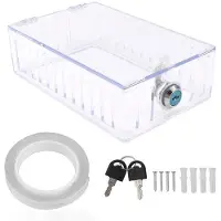 OEM Thermostaatbeschutzung aus Acryl - Grosse transparente Abdeckung - Schlagfest - Zugangsschutz - Accessoires