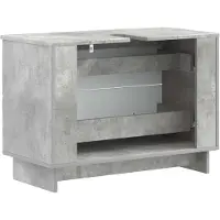vidaXL Waschbeckenschrank EDE Betongrau 82 x 41 x 59 cm Holzwerkstoff