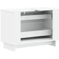 vidaXL Waschbeckenschrank EDE Weiß 82 x 41 x 59 cm Holzwerkstoff