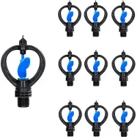 OEM Automatische 360° Roterende Tuinsproeier mit Vlinderkop - 700-980l/u Wasserstromgeschwindigkeit - 4,3-5,5m Reichweite