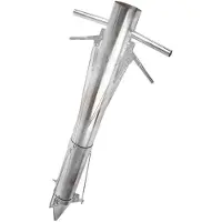 OEM Handmatige Zaailingtransplanter RVS - Geschikt voor Zachte Grond - 87 cm - Met Dubbel Handvat