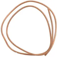 OEM Kupferrohr 2m - 8mm Außendurchmesser - 6mm Innendurchmesser - Flexibel - Gute Wärmeleitfähigkeit - Wandstärke 1mm - Kupferrohr