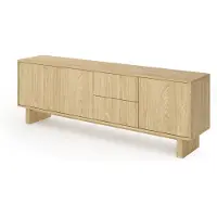 Furnlux Classic FURNLUX Tv-ständer Nabu Beige 184 Cm / Hauptfarbe: Beige / Abmessungen: 184 x 62 x 39 cm