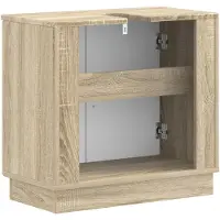 vidaXL Waschbeckenschrank HOORN Sonoma-Eiche 59,5 x 31,5 x 56 cm