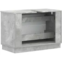 vidaXL Waschbeckenschrank HOORN Betongrau 82 x 41 x 56 cm