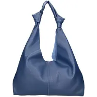 Viola Castellani Damenschultertasche aus echtem Dollarleder Weiß Bianco UNICA 40x42x2 cm