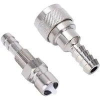 OEM Hochleistungs-Connector - 2 Stück - 5/16 Zoll - Weiblich/Männlich - Metall - Korrosions- und Abriebfest - Benzin-Connector