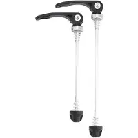OEM Lichtgewicht Fahrradanhänger - Quick Release - für 26 Zoll Räder - Schwarz/Silber - Hochwertiges Stahl/Aluminiumlegierung - Fahrradanhänger