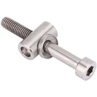 OEM Titanium-Zadelpen mit CNC-Präzision - M5x35mm - Fietsschroef mit Lichtgewicht und perfekter Passform