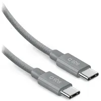 SBS USB-C 2.0 Lade- und Datenkabel 240W 2 Meter aus geflochtenem, verhedderungsfreiem Nylon
