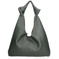 Viola Castellani Damenschultertasche aus echtem Dollarleder Weiß Bianco UNICA 40x42x2 cm