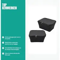 OEM Rennradtas 20L - Wetterfeste Fahrradtasche - Gepäckträgertasche - Fahrradträger - Metalldraht - Geeignet für Fahrradträger