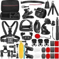 OEM Vollausstattung für Actionkameras - 50-in-1 Accessoireset mit Mikro-SD-Karten, Objektiven, Adaptern und Kompatibilitätserweiterungen