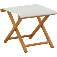 vidaXL Liegestuhl 4 pcs 3 Position Massives Eukalyptus Holz Creme